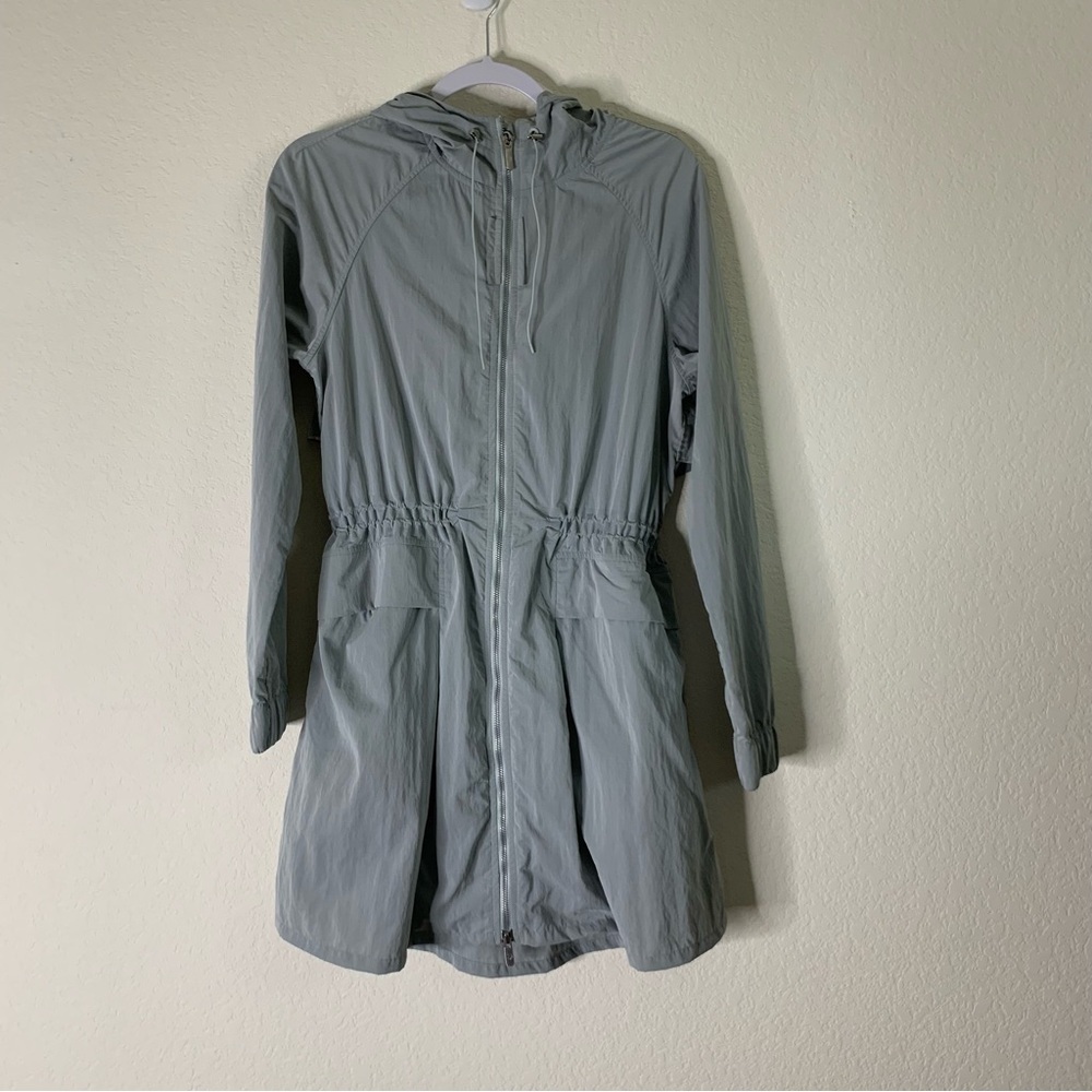 Lululemon womens gray pack & glyde full zip hooded jacket 4